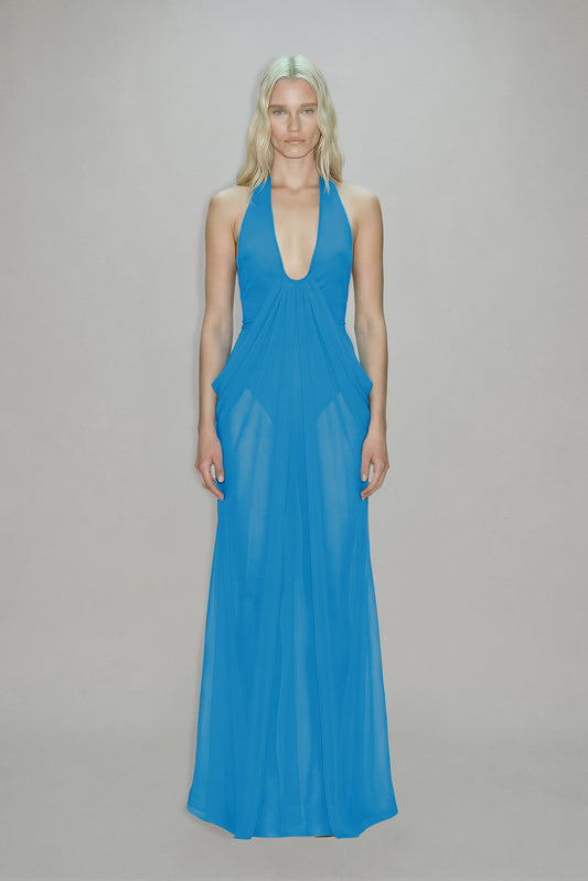 Mina Maxi Dress in Lapis Blue— ATOIR