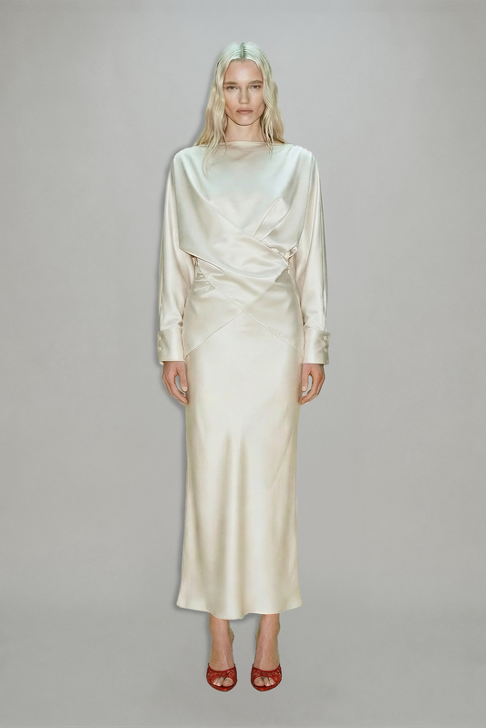 Naomi Skirt in Ivory — ATOIR